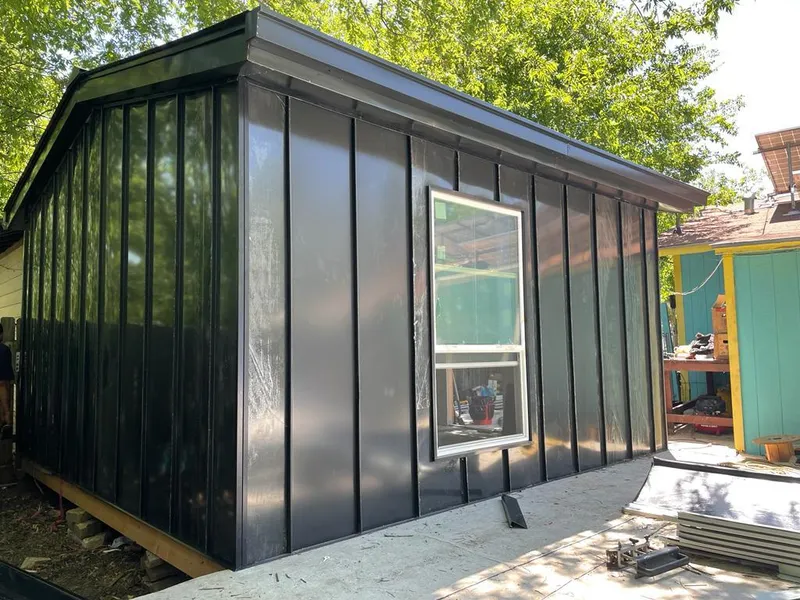 Black standing seam metal wall panels for Metal Roof Installation in Breaux Bridge